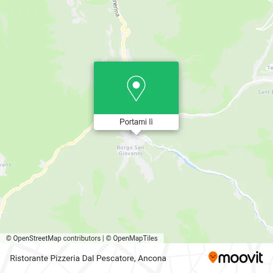 Mappa Ristorante Pizzeria Dal Pescatore