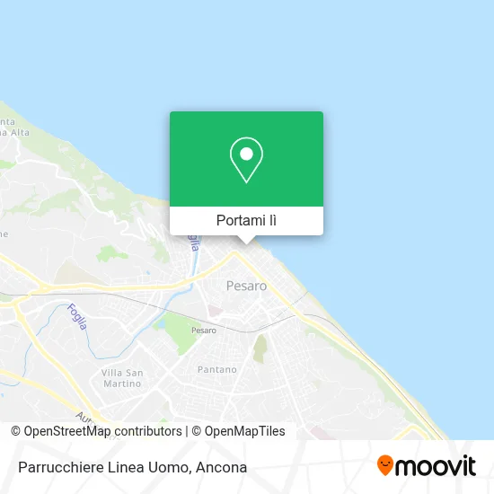 Mappa Parrucchiere Linea Uomo