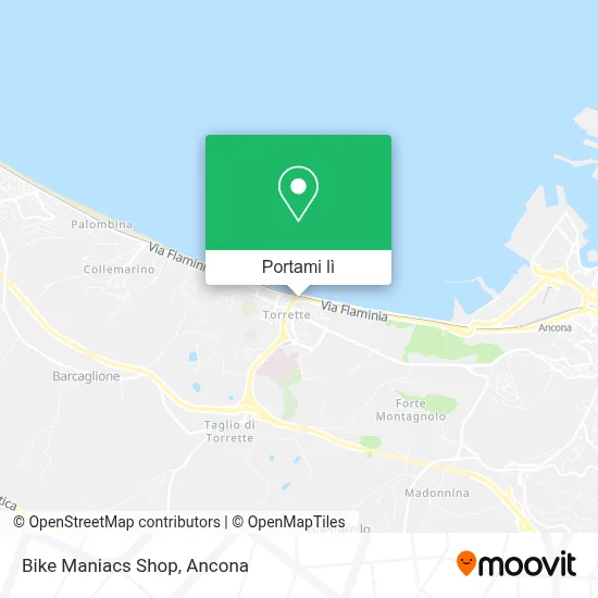 Mappa Bike Maniacs Shop