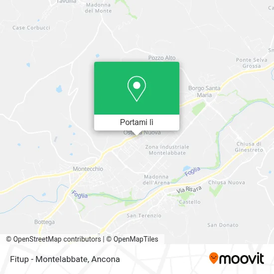 Mappa Fitup - Montelabbate