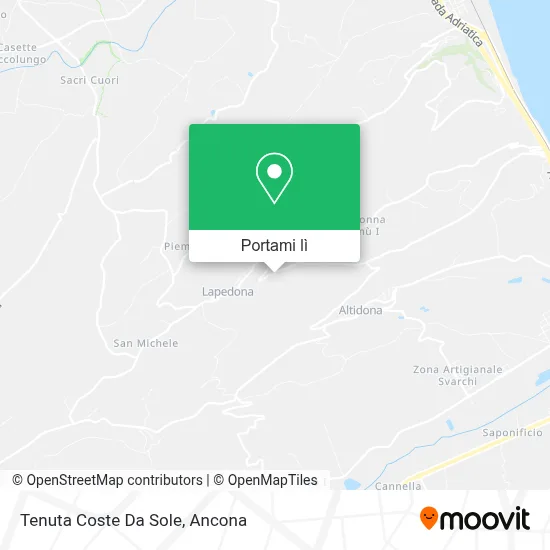Mappa Tenuta Coste Da Sole