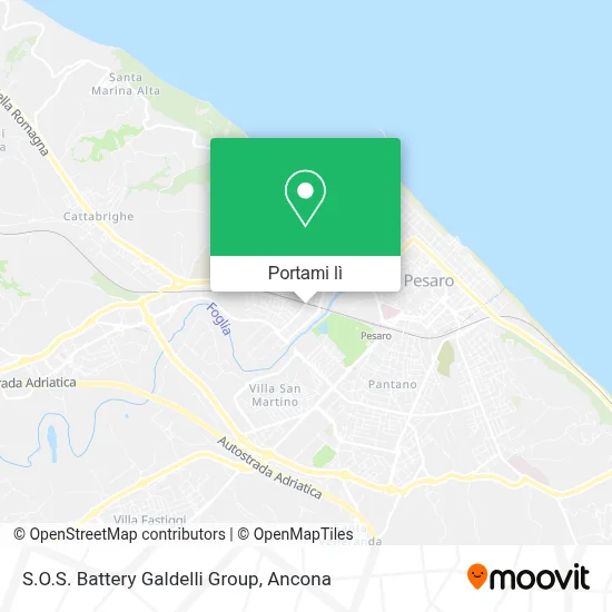 Mappa S.O.S. Battery Galdelli Group