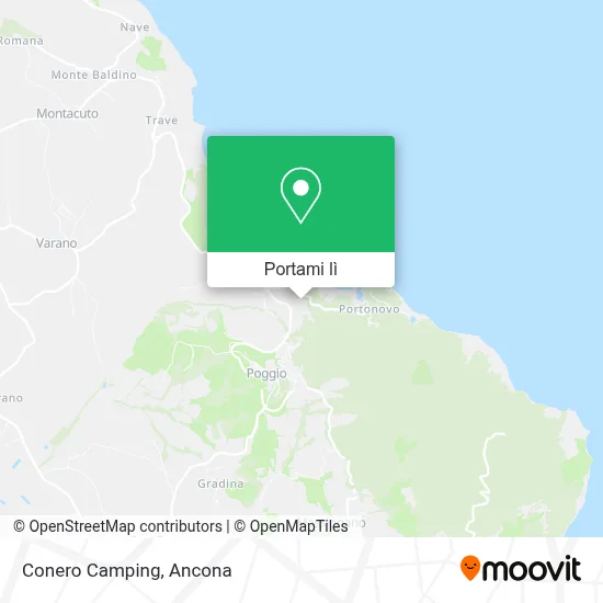 Mappa Conero Camping