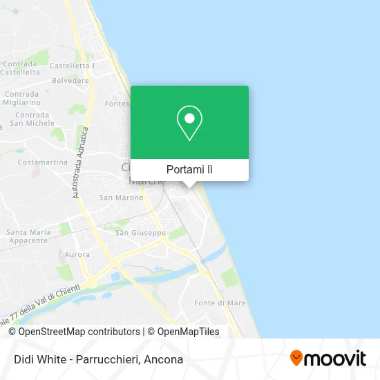Mappa Didi White -  Parrucchieri