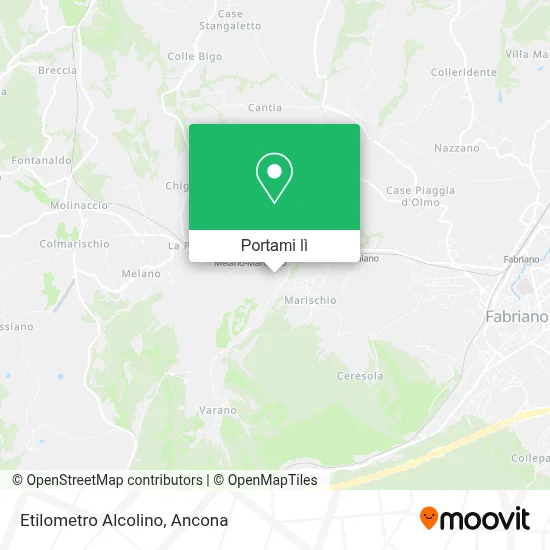Mappa Etilometro Alcolino