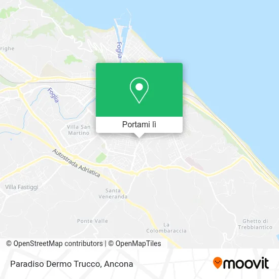 Mappa Paradiso Dermo Trucco