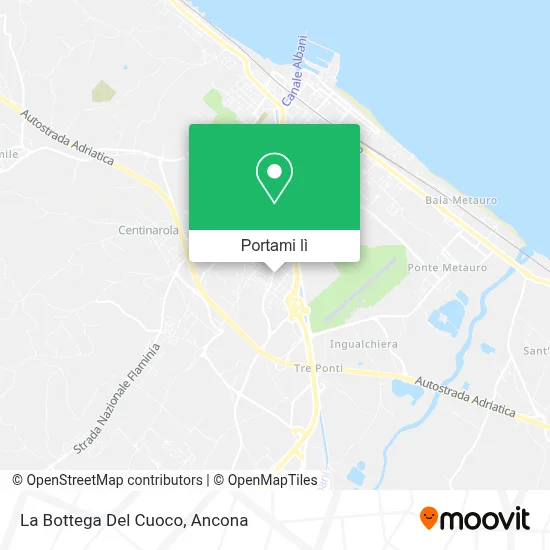 Mappa La Bottega Del Cuoco