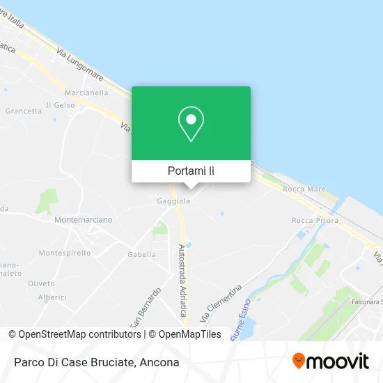 Mappa Parco Di Case Bruciate
