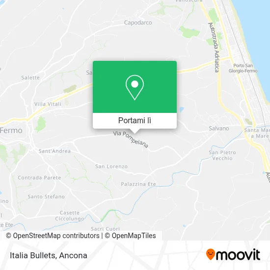 Mappa Italia Bullets