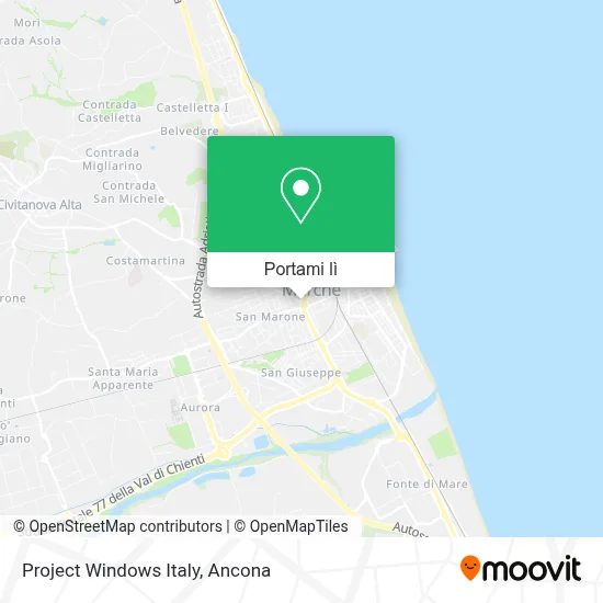 Mappa Project Windows Italy