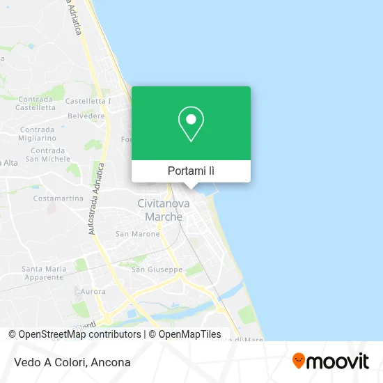 Mappa Vedo A Colori