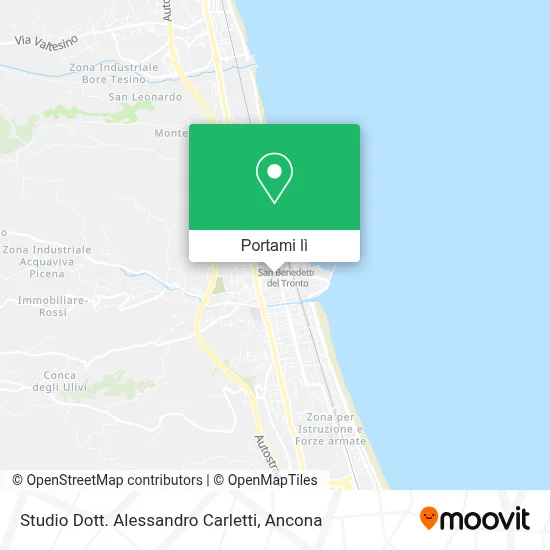 Mappa Studio Dott. Alessandro Carletti