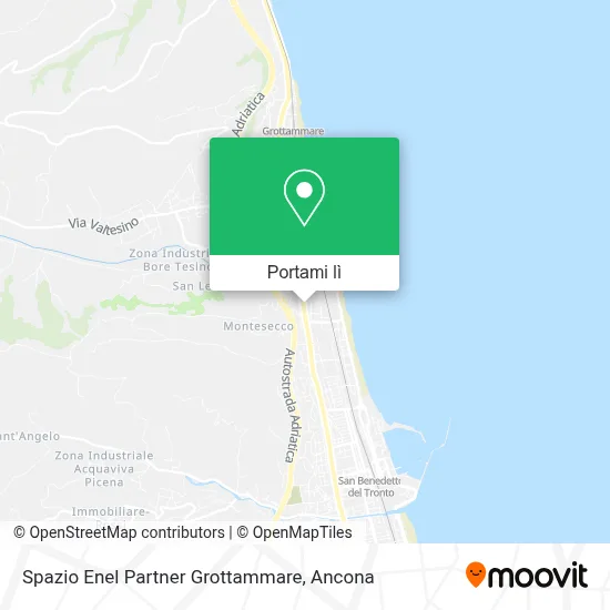 Mappa Spazio Enel Partner Grottammare