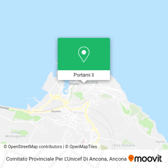 Mappa Comitato Provinciale Per L'Unicef Di Ancona