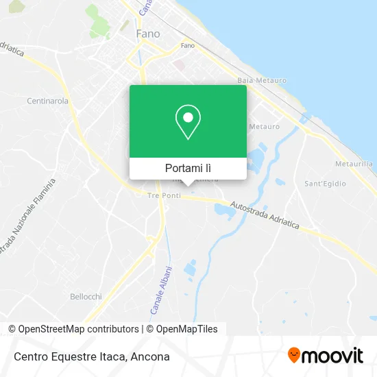 Mappa Centro Equestre Itaca