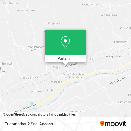 Mappa Frigomarket 2 Snc