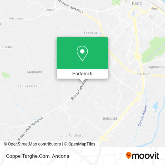 Mappa Coppe-Targhe.Com
