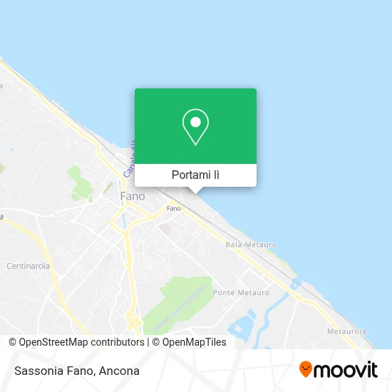 Mappa Sassonia Fano