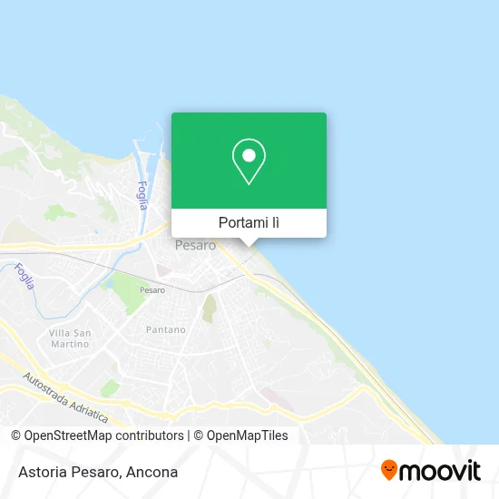 Mappa Astoria Pesaro