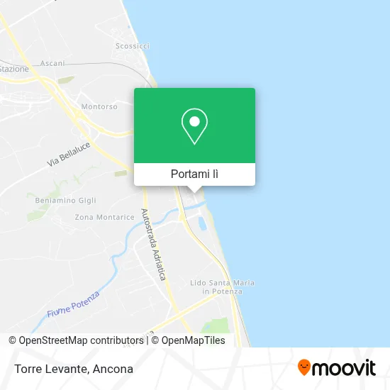 Mappa Torre Levante