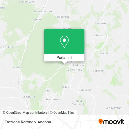 Mappa Frazione Rotondo
