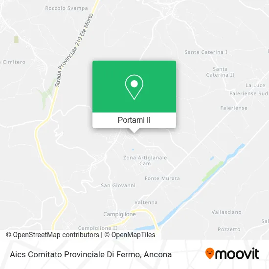 Mappa Aics Comitato Provinciale Di Fermo