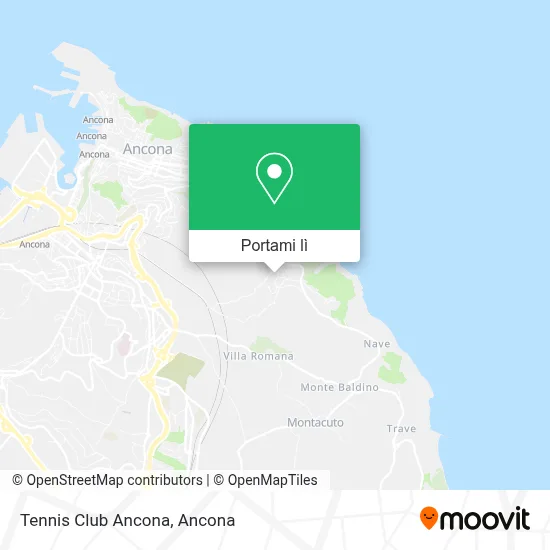 Mappa Tennis Club Ancona