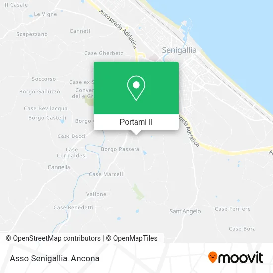 Mappa Asso Senigallia
