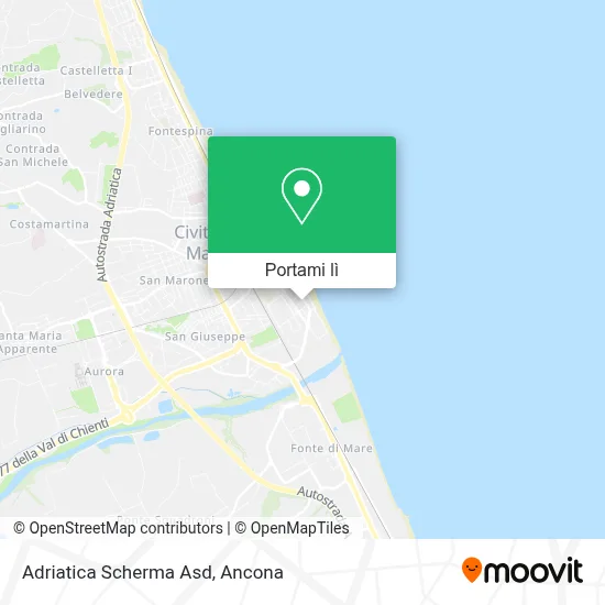 Mappa Adriatica Scherma Asd