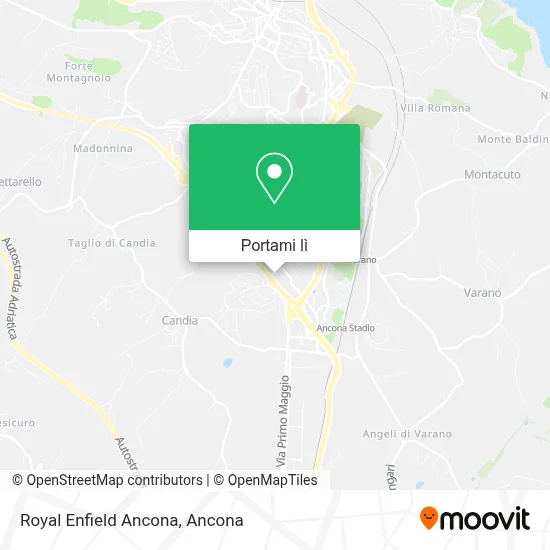 Mappa Royal Enfield Ancona