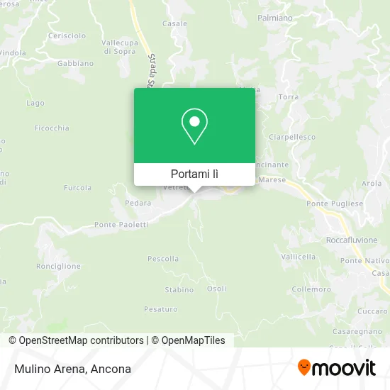 Mappa Mulino Arena