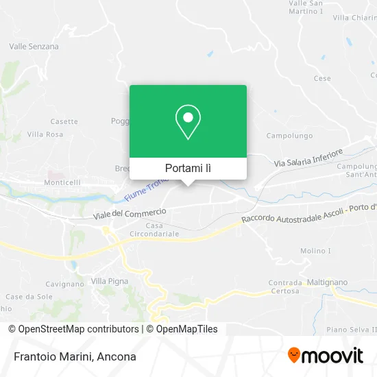 Mappa Frantoio Marini