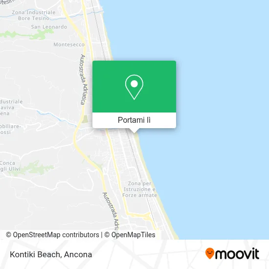 Mappa Kontiki Beach