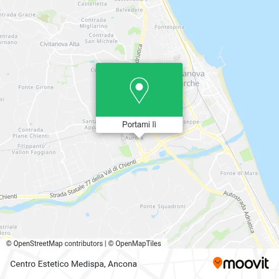 Mappa Centro Estetico Medispa