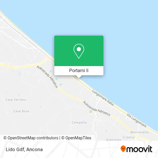 Mappa Lido Gdf