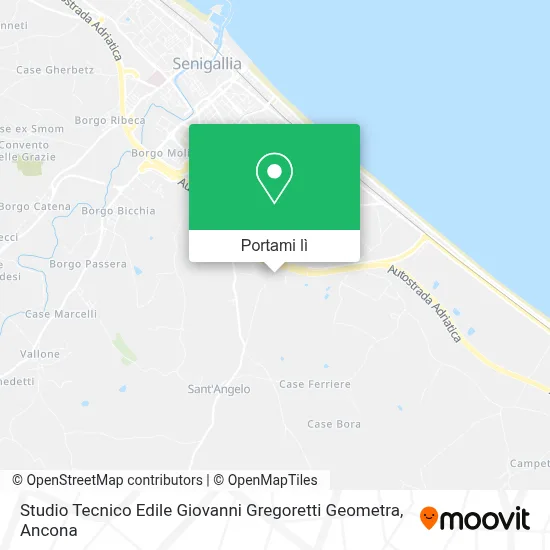 Mappa Studio Tecnico Edile Giovanni Gregoretti Geometra