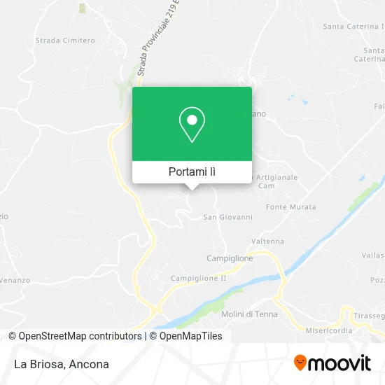 Mappa La Briosa