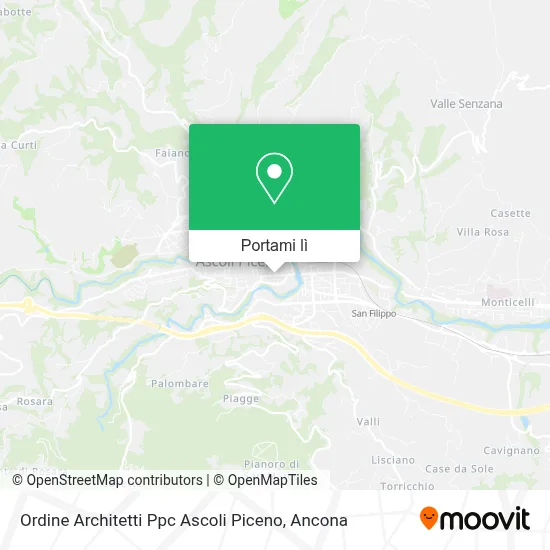 Mappa Ordine Architetti Ppc Ascoli Piceno