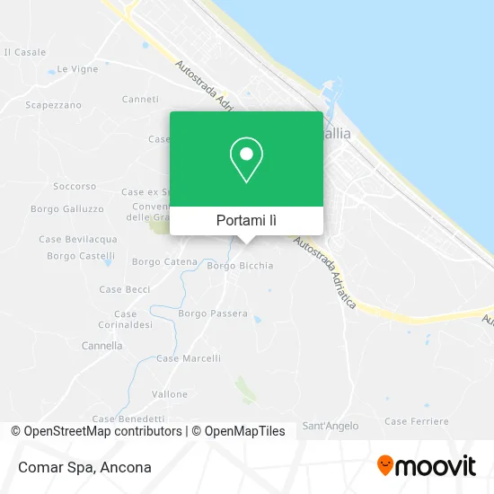 Mappa Comar Spa