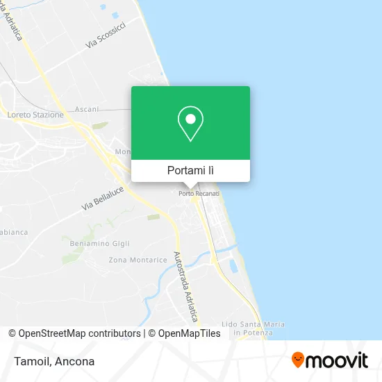 Mappa Tamoil