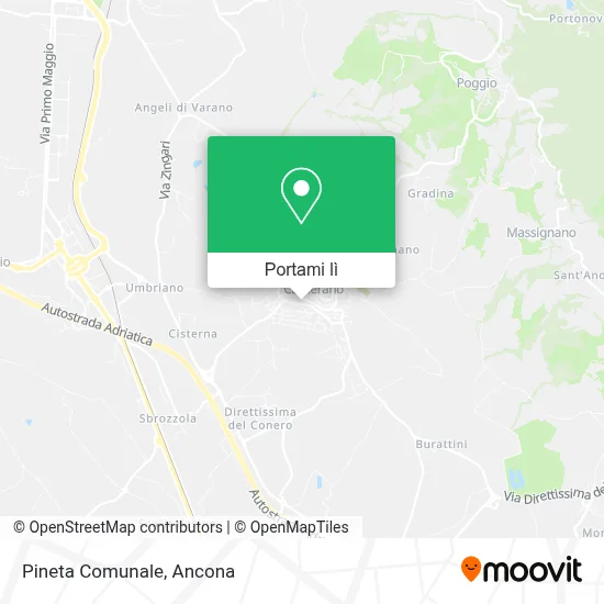 Mappa Pineta Comunale