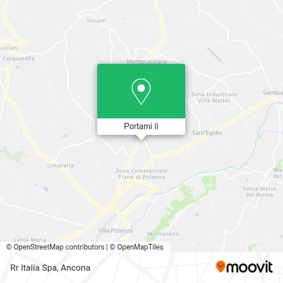 Mappa Rr Italia Spa