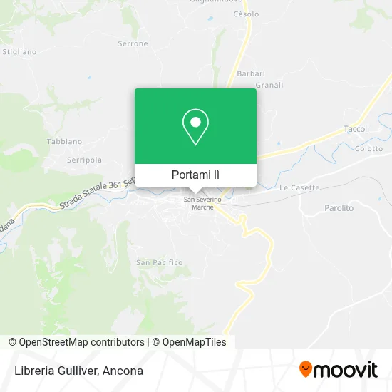 Mappa Libreria Gulliver