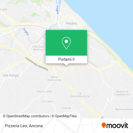 Mappa Pizzeria Leo
