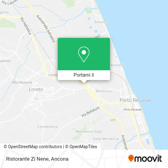 Mappa Ristorante Zi Nene