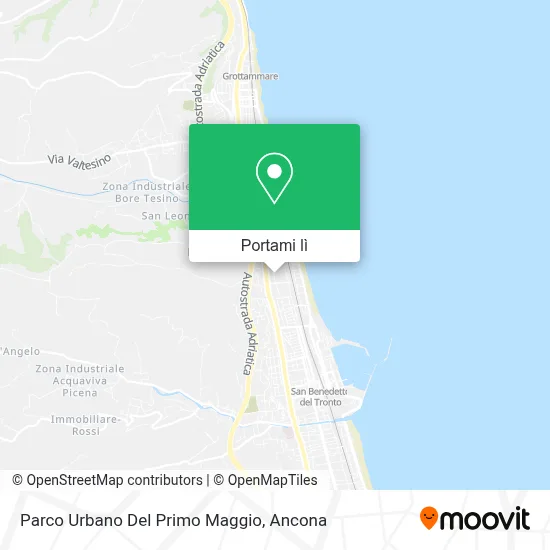 Mappa Parco Urbano Del Primo Maggio