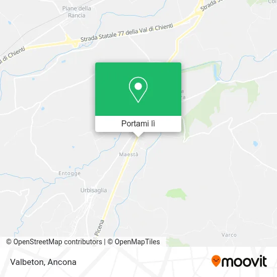 Mappa Valbeton