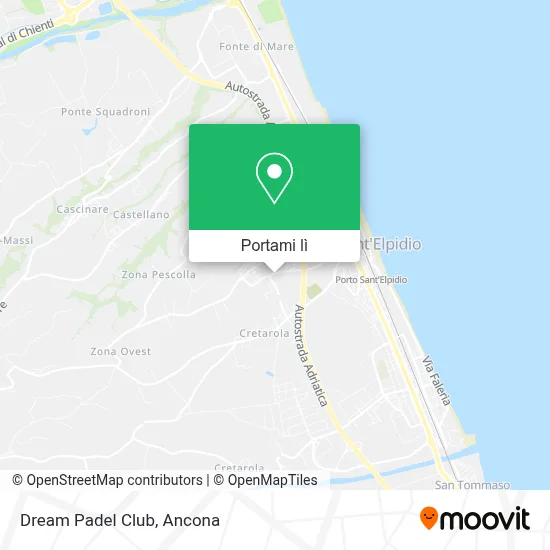 Mappa Dream Padel Club