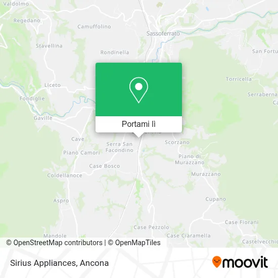 Mappa Sirius Appliances