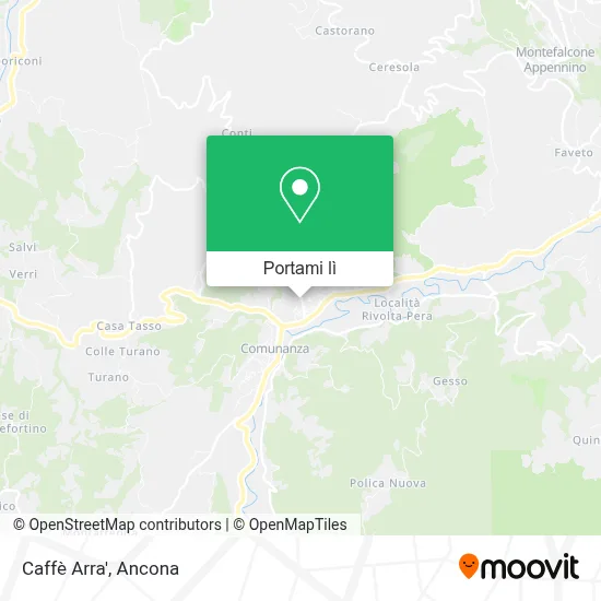 Mappa Caffè Arra'